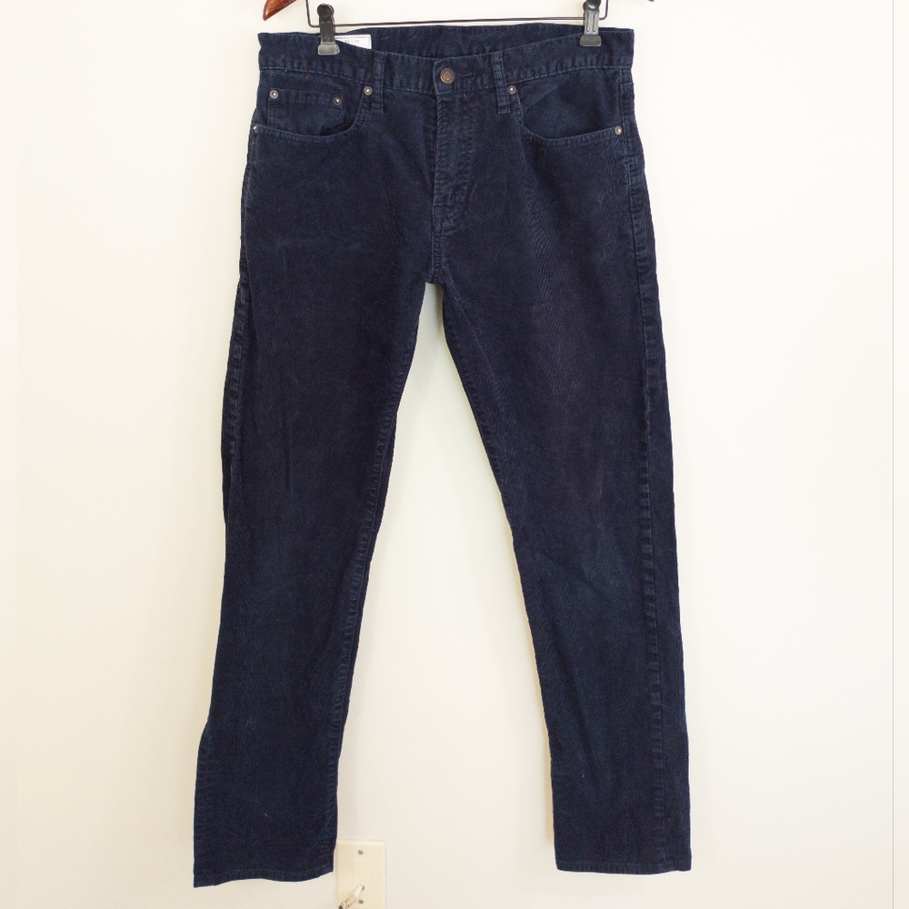 Gap Slim Fit Corduroy Pants Navy Size 32